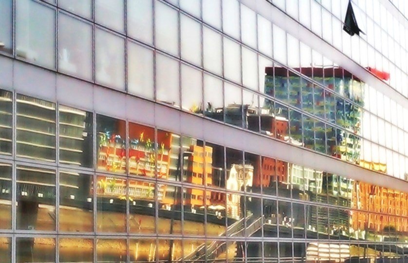 medienhafen spiegelung titel Der Medienhafen in Düsseldorf 5
