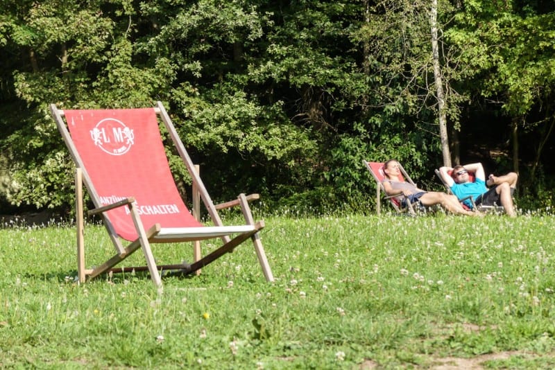 Das Waldgasthaus Krummbachtal mit Biergarten be Gerlingen 3 Waldgasthaus Krummbachtal - Chillen im Außenbereich