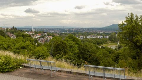 Der Wartberg in Stuttgart - grandioser Panoramablick