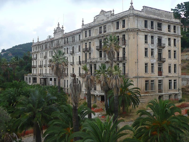Hotel Angst in Bordighera - aktueller Zustand