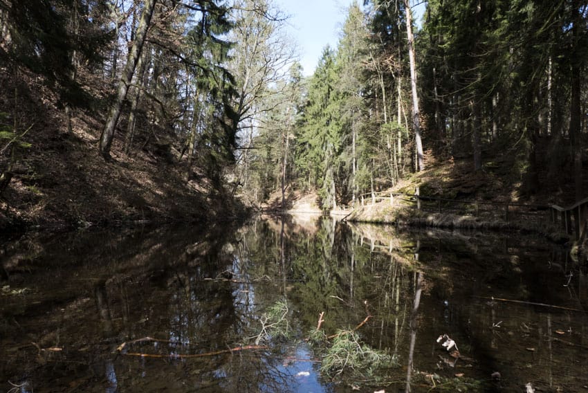 Der Märchensee Wendelsheim - Blick über das Gewässer