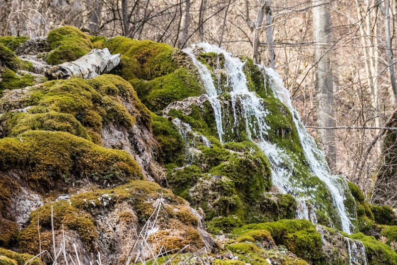 Gütersteiner Wasserfall Bad Urach - fast oben angelangt