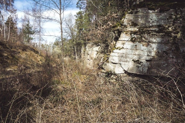 Rottenburg am Neckar der Märchensee bei Wendelsheim auf dem Weg
