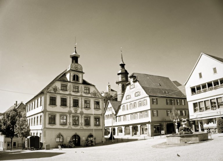 Vaihingen an der Enz - Altstadt - der historische Marktplatz Vaihingen an der Enz - Altstadt - der historische Marktplatz