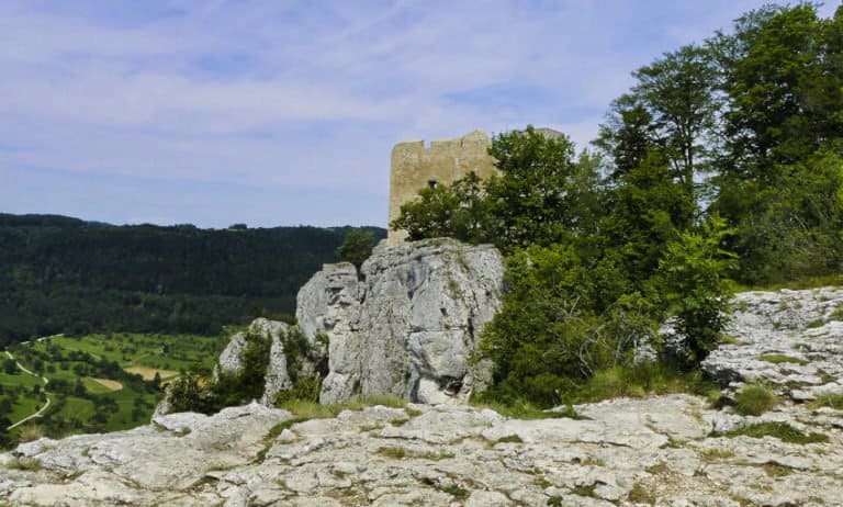 Die Ruine Reußenstein auf der schwäbischen Alb - super Ausflugsziel