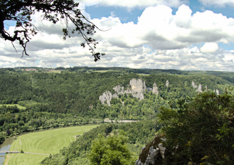 Burg Wildenstein - Leipertingen - Blick ins obere Donautal