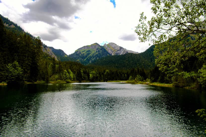 Bei Halblech wandern: der Natur auf der Spur 7 Bei Halblech wandern - Ammergauer Alpen - den Moment der Stille am Ufer genießen