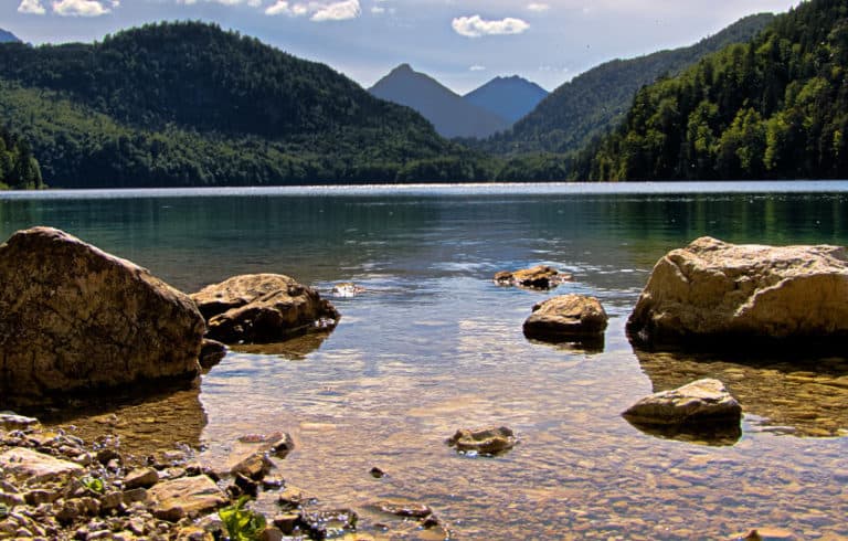 Alpsee Hohenschwangau im Allgäu - was für eine Landschaft Alpsee Hohenschwangau im Allgäu - was für eine Landschaft