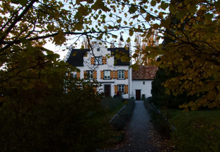 Klosterinsel Werd - Blick auf das Kloster St. Otmar Klosterinsel Werd - Blick auf das Kloster St. Otmar