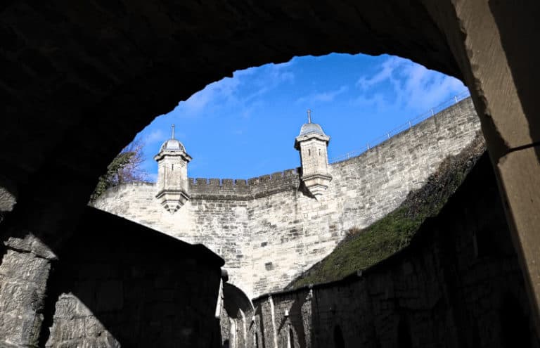 Festung Hohenasperg Asperg bei Ludwigsburg - Blick durch den Festung Hohenasperg Asperg bei Ludwigsburg - Blick durch den