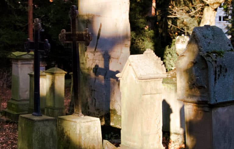 Alter Friedhof Ludwigsburg - vergessene Gräber im Licht der untergehenden Sonne Alter Friedhof Ludwigsburg - vergessene Gräber im Licht der untergehenden Sonne