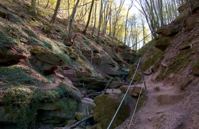 Die Margarethenschlucht Neckarsteinach - grandiose Herausforderung Die Margarethenschlucht Neckarsteinach - grandiose Herausforderung