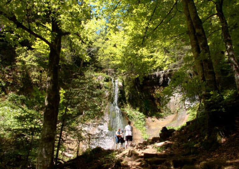Der Sankenbach Wasserfall - oben angelangt ein super Schauspiel Der Sankenbach Wasserfall - oben angelangt ein super Schauspiel