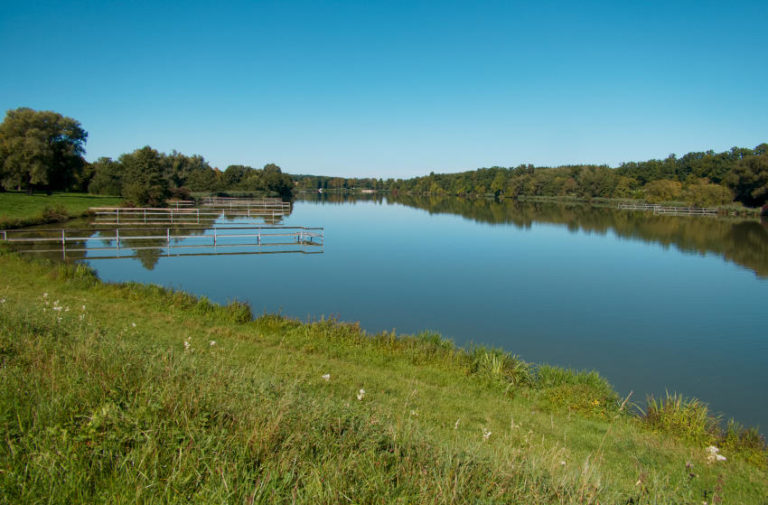 Der Bucher Stausee - Blick von südöstlichen Ufer aus Der Bucher Stausee - Blick von südöstlichen Ufer aus
