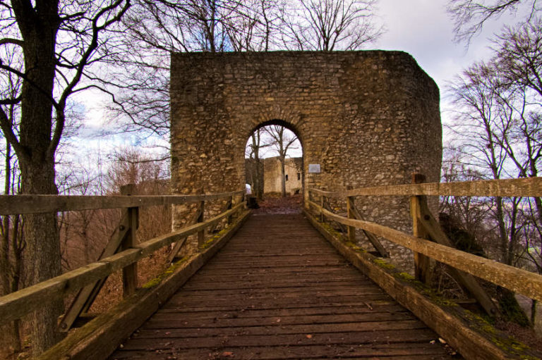 Ruine Rauber Diepoldsburg der Eingangsbereich 1 768x511