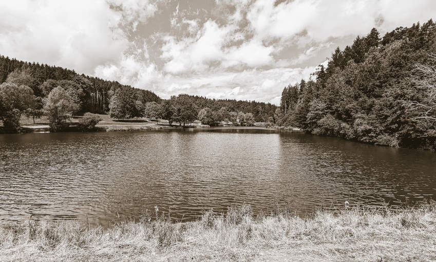 Der Eisenbachsee bei Alfdorf: kleiner und feiner Badesee 1